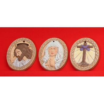 Plaster Molds - Jesus Ornament